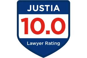 JUSTIA 10.0 Lawyer Rating