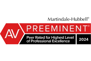 Martindale Hubbell preeminent rating